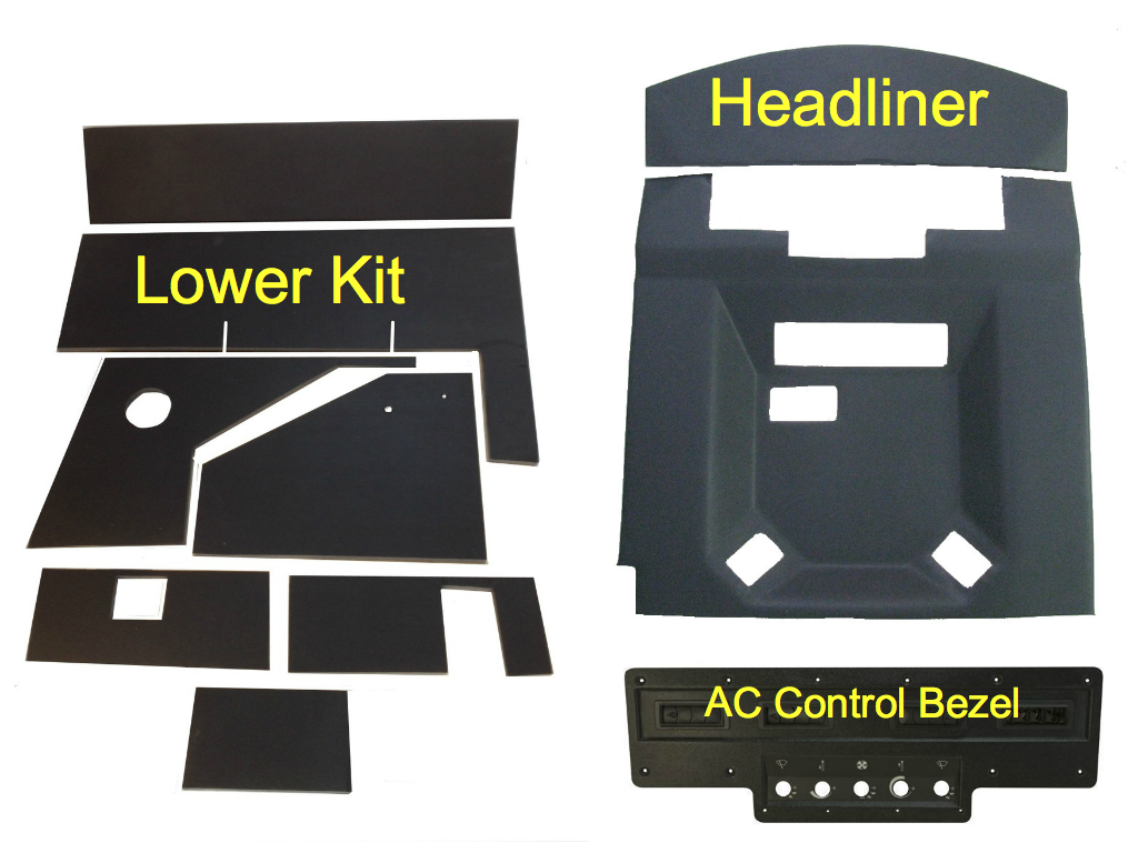 Complete Cab Kit for John Deere 20 Series Combine Tractor Interior